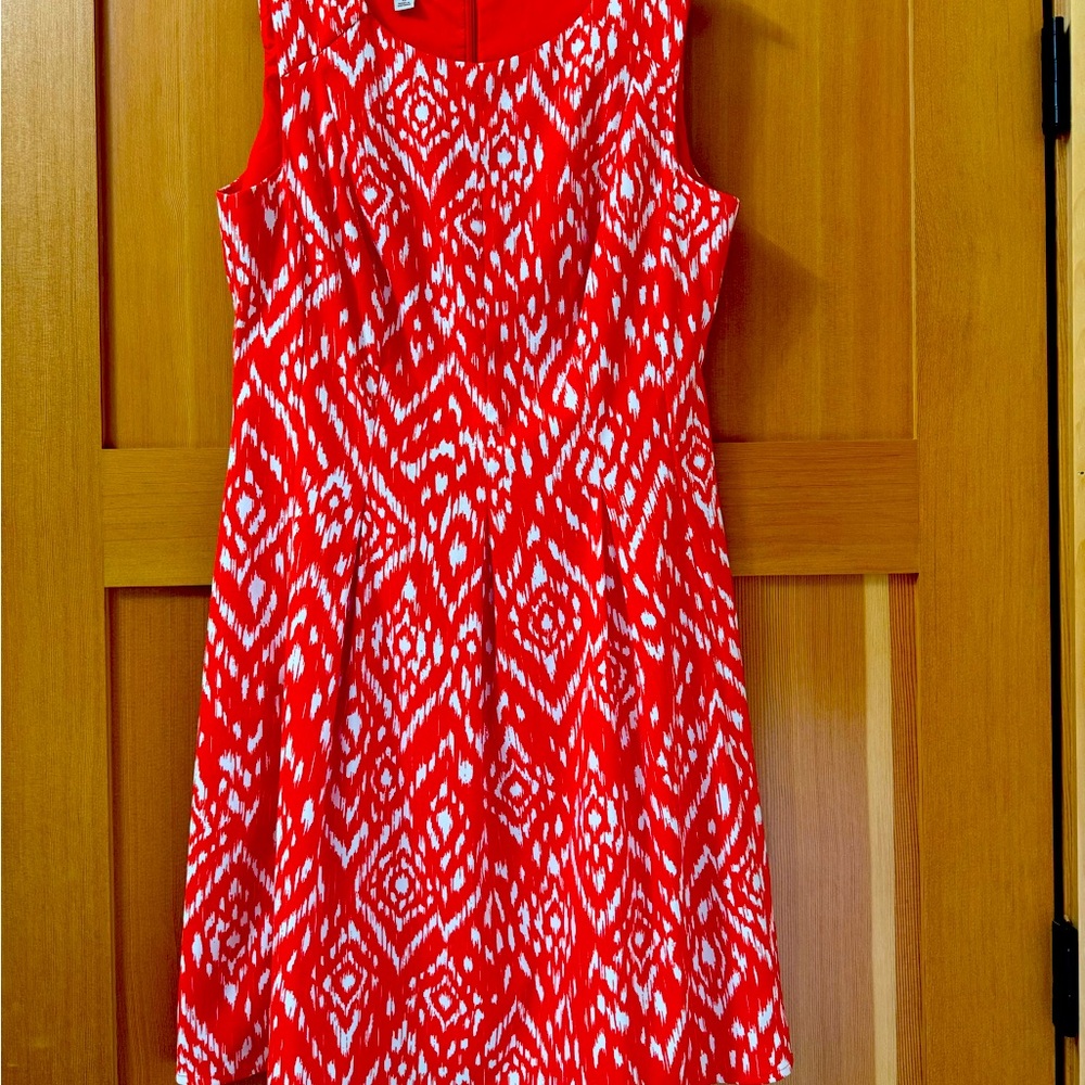 cb Summer dress, lined and pleated. Size 12